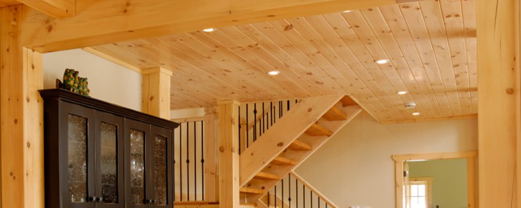 ceiling and wall planks