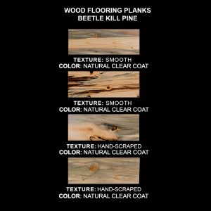 Beetle Kill (Blue Stain) Pine T&G Flooring Planks | Sample Kit
