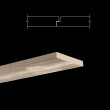 Faux Wood Ceiling & Wall Plank - Sandblasted - Primed - Shiplap w/ Nickel-Gap