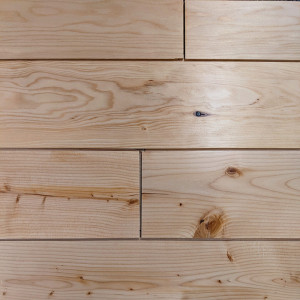 Hemlock Fir - T&G Shiplap w/ Nickel-Gap - Smooth - Natural (Clear Coat)