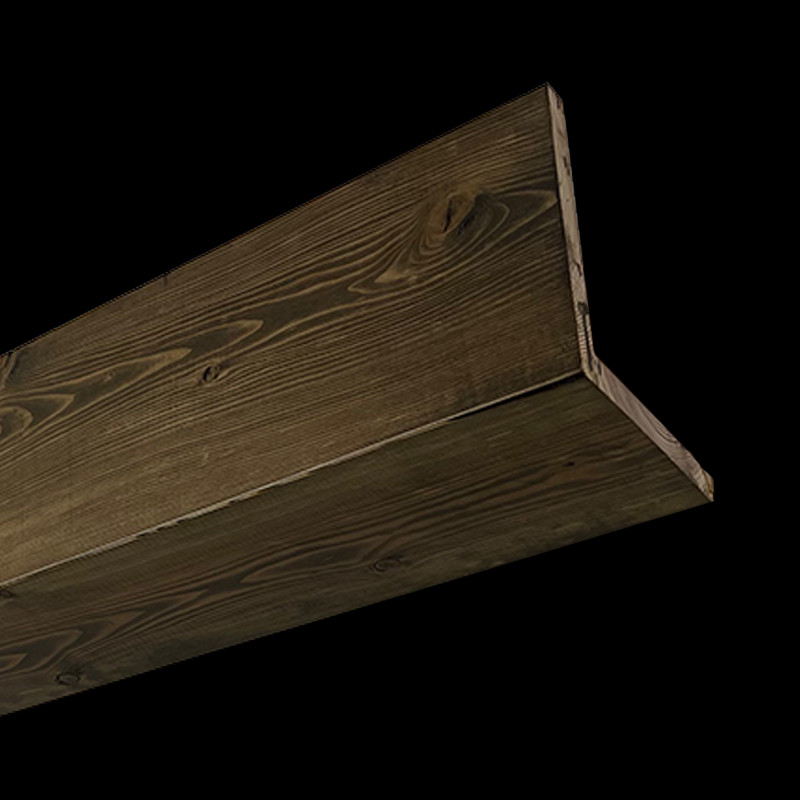 Box Beams on Ceiling | 2-Sided Douglas Fir Wood Box Beams