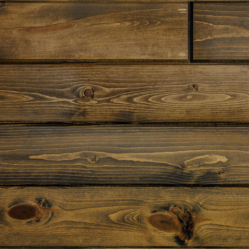 Classic Knotty Pine - T&G V-Groove (QL) - Smooth - Dark Oak