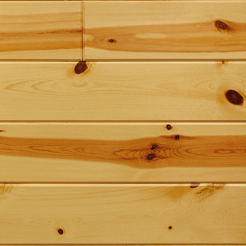 Classic Knotty Pine - T&G V-Groove (QL) - Smooth - Natural Clear Coat