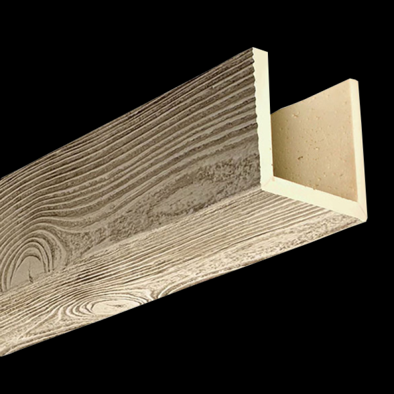 Sandblasted Faux Wood Ceiling Beams | Artisan Series 3-Sided