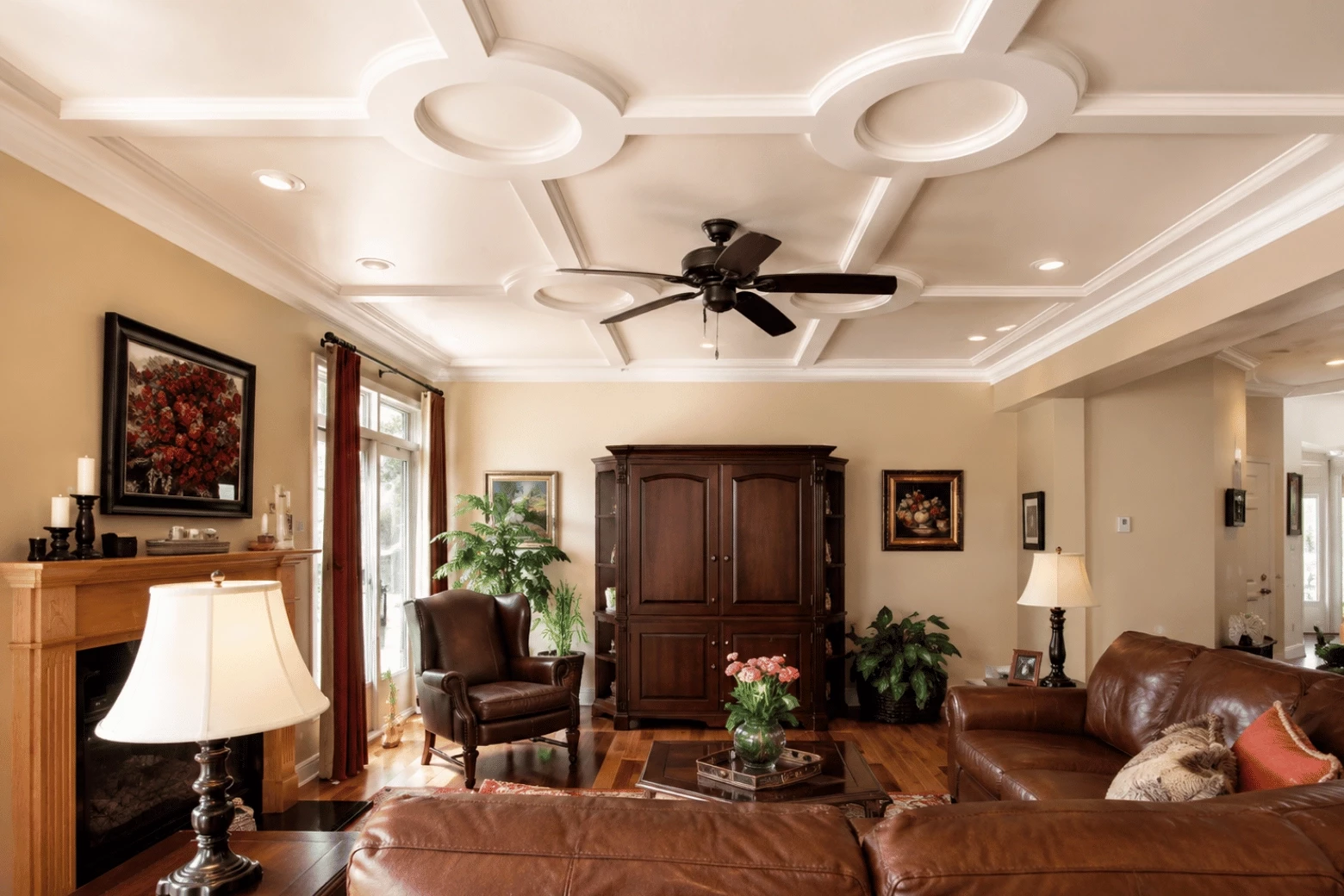 Shallow Beam Coffered Ceiling Kits