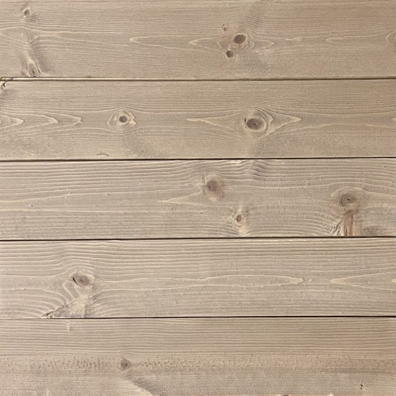 Barnwood Pine - T&G Shiplap or Center-Match - Wire-Brushed - Vintage Brown